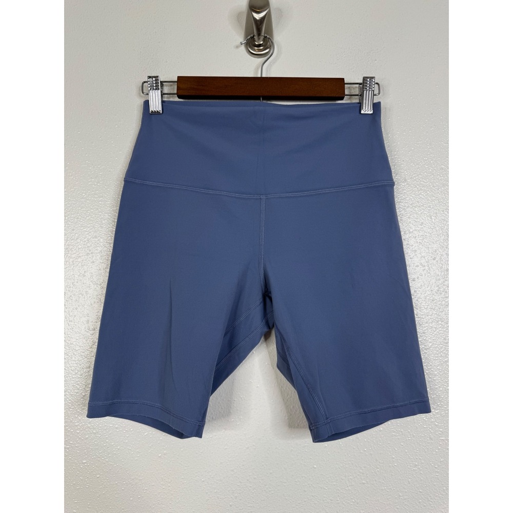 Lululemon Align High-Rise Short 8" Blue Nulu Yoga Bike Shorts Size 8